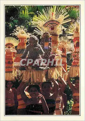 Cartes postales moderne Bali Women offering bearers