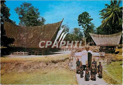 Cartes postales moderne Indonesie Kampung Manindo Pulau Samosri Danau Toba