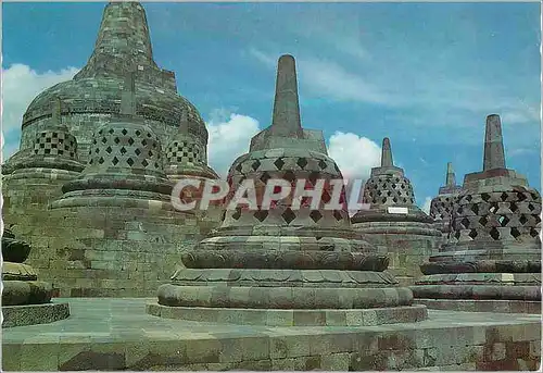 Moderne Karte Candi Borobudur Jawa Tengah