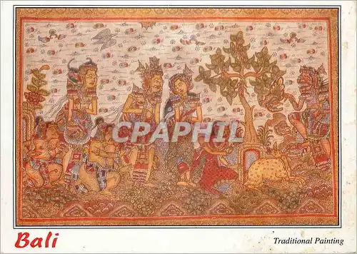 Cartes postales moderne Bali Traditional Painting