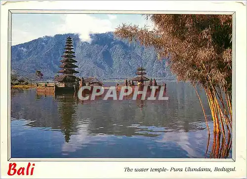 Moderne Karte Bali The water temple Pura Ulundanu Bedugul