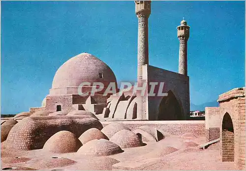 Moderne Karte Iran Ispahan la Mosquee du Vendredi vue de la coupole de Masdjid a Djum a