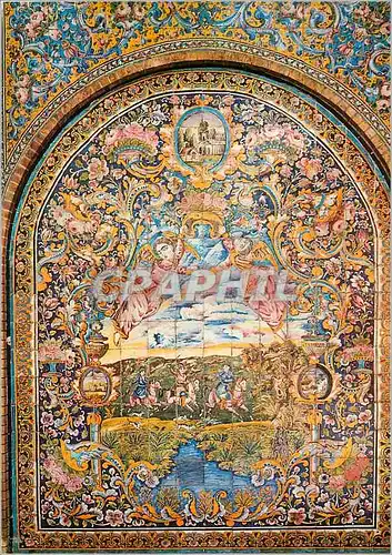 Moderne Karte Iranian Mosaic