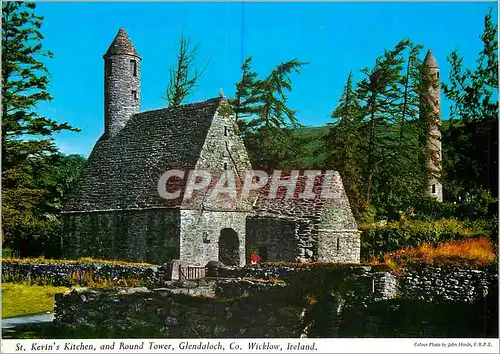 Cartes postales moderne St Kevins kitchen and round tower Glendalough Co Wicklow Ireland