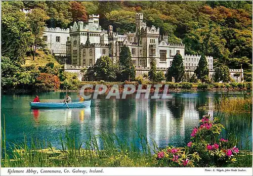 Moderne Karte Kylemore Abbey Connemara Co Galway Ireland