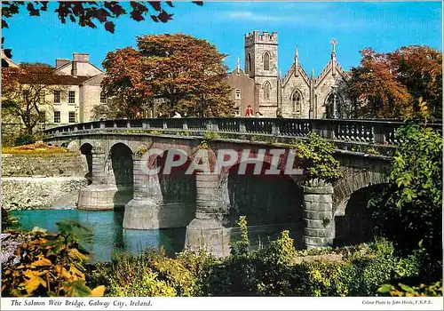 Cartes postales moderne The Salmon Weir Bridge Galway City Ireland