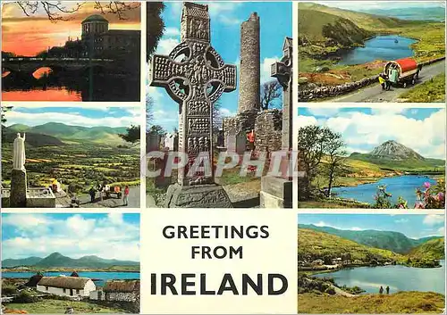 Cartes postales moderne Greetings from Ireland