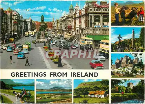Moderne Karte Greetings from Ireland