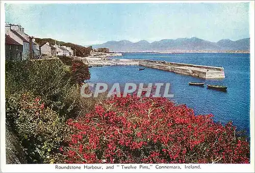 Cartes postales moderne Roundstone Harbour and Twelve Pins Connemara Ireland