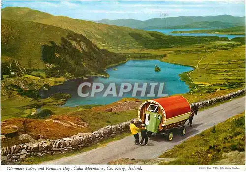 Moderne Karte Glanmore Lake and Kenmore Bay Calia Mountains Co Kerry Ireland