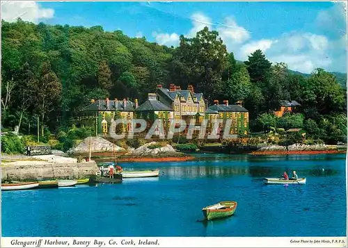 Moderne Karte Glengarriff Harbour Bantry Bay Co Cork Ireland