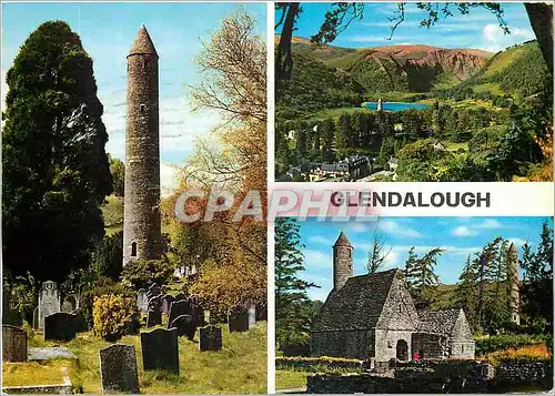 Cartes postales moderne Glendalough Here in the sixth century St Kevin founded a monastery from which grew the monastic