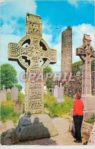 Cartes postales moderne The High Cross and Round Tower Monasterboice Co Louth Ireland