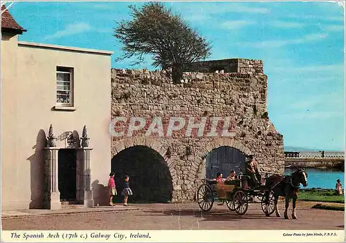 Moderne Karte The Spanish Arch Galway City Ireland