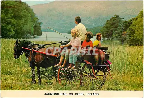 Moderne Karte Jaunting Car Co Kerry Ireland