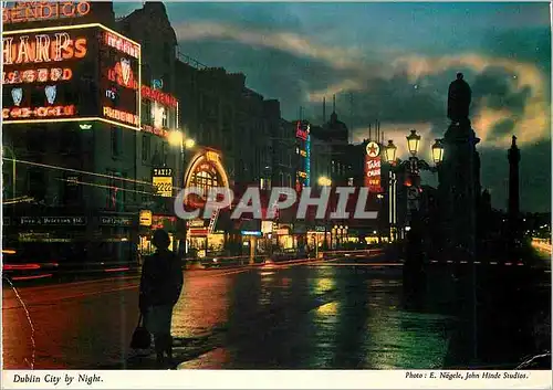 Cartes postales moderne Dublin City by night