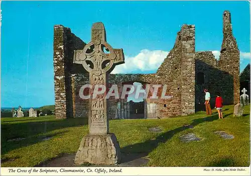 Moderne Karte The Cross of the Scriptures Clonmacnoise Co Offaly Ireland