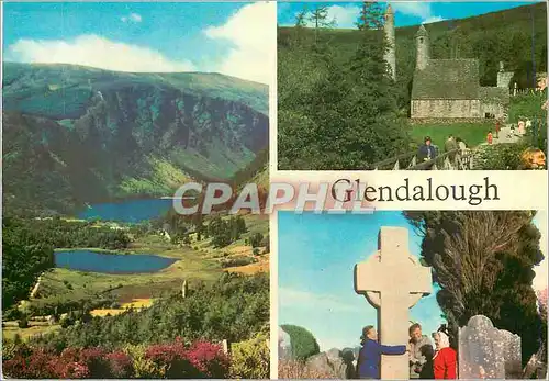 Cartes postales moderne Glendalough Co Wicklow Glendalough the Glen of the two lakes