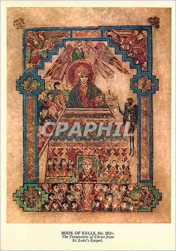 Moderne Karte The Book of Kells is a beautifully illuminated manuscript of the four Gospels