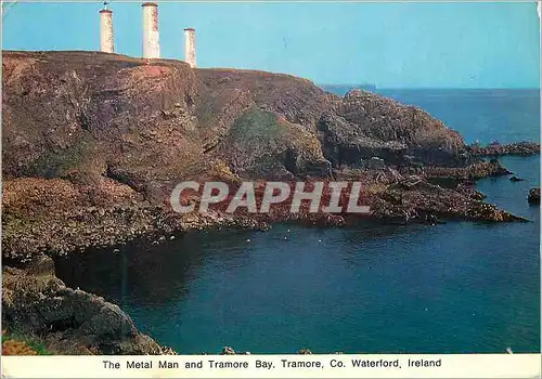 Cartes postales moderne The Metal Man and Tramore Bay Tramore Co Waterford Ireland