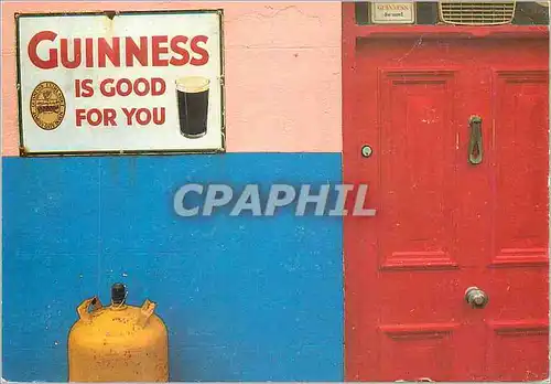 Cartes postales moderne Section of pub front in the village of Anascaul Dingle Peninsula Co Kerry  Guinness is good for