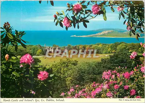 Cartes postales moderne Howth Castle and Irelands Eye Co Dublin Ireland