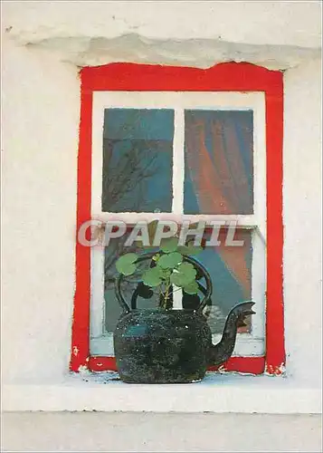 Moderne Karte Real Ireland Cottage window