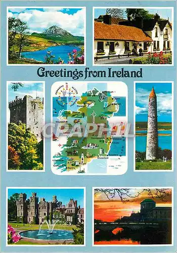 Cartes postales moderne Greetings from Ireland