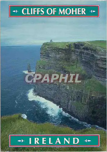 Moderne Karte Cliffs of Moher Ireland Majestic cliffs
