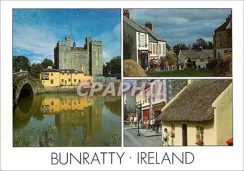 Moderne Karte Bunratty Ireland Bunratty castle was once the residence of O Briens of Thormond