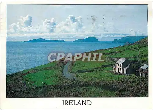 Moderne Karte Ireland View of the Blasket Islands from the Dingle Peninsula Co Kerry