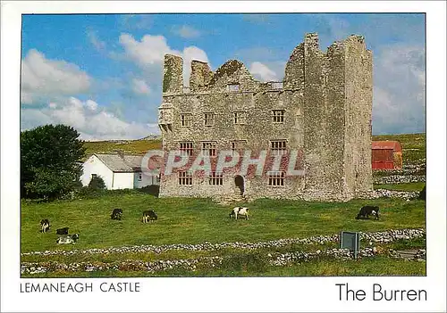 Cartes postales moderne Lemaneagh Castle The Burren situated on the edge of the Burren Region of Co Clare