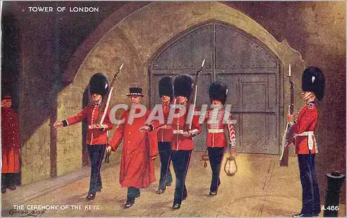 Cartes postales moderne Tower of London The Ceremoy of the Keys Militaria Militaria