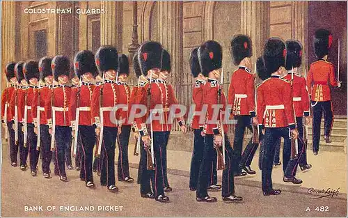 Moderne Karte Coldstream Guards Bank of England Picket  Militaria