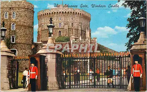 Moderne Karte The Advance Gate Windsor Castle  Militaria