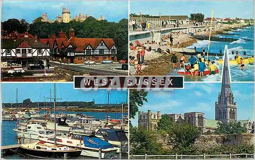 Moderne Karte West Sussex