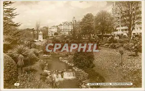 Moderne Karte Upper Gardens Bournemouth