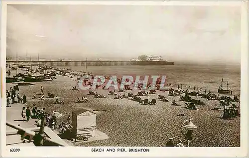 Cartes postales moderne Beach and Pier Brighton