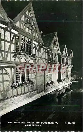 Cartes postales moderne The Weavers House by Floodlight Canterbury