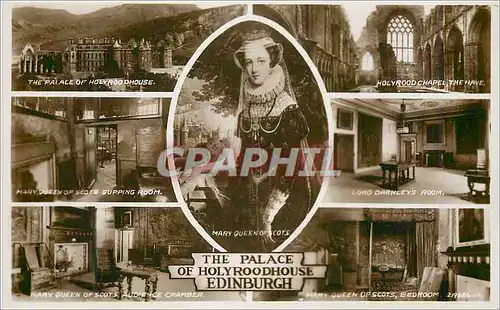 Cartes postales moderne The palace of holyroodhouse Holyrood Chapel the Nave Mary Queen of Scotts The Palace of Holyrood