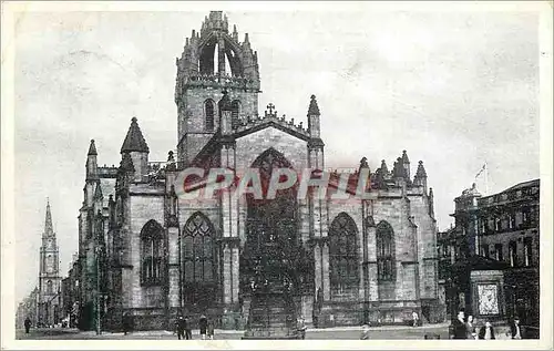 Moderne Karte St Giles Cathedral Edinburgh