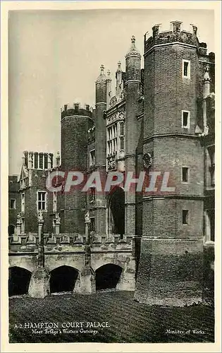 Moderne Karte Hampton Court Palace Meet Bridge Western Gateway