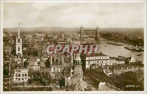 Moderne Karte London from the monument