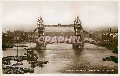 Cartes postales moderne Tower Bridge and the Pool of London
