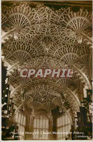 Moderne Karte Vaulting Henry VII Chapel Westminster Abbey