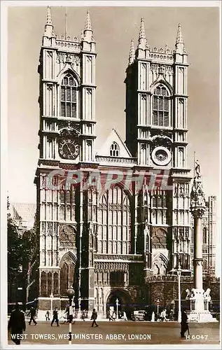 Cartes postales moderne West Tower Westminster Abbey London