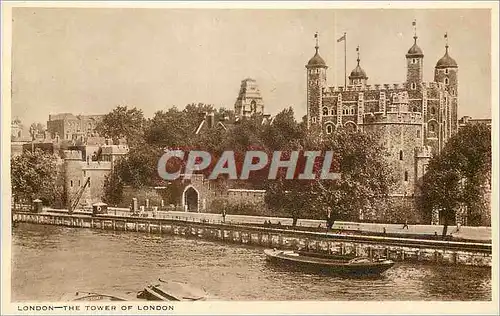 Cartes postales moderne London The Tower of London Bateau