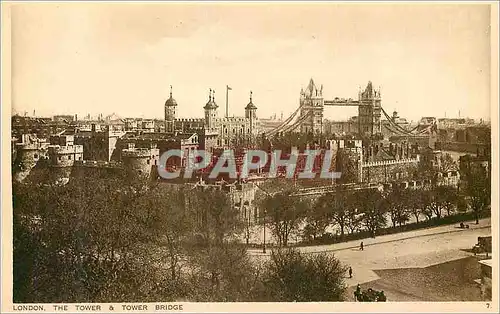 Cartes postales moderne London The Tower and Tower Bridge