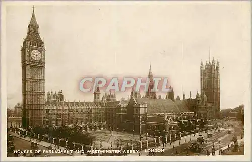 Cartes postales moderne Houses of Parliament and Westminster Abbey London