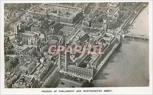 Cartes postales moderne Houses of Parliament and Westminster Abbey